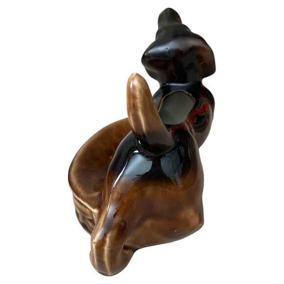Whimsical Dachshund Planter & Trinket Dish Retro Dog Décor Dog Lover Gift - Picture 6 of 9